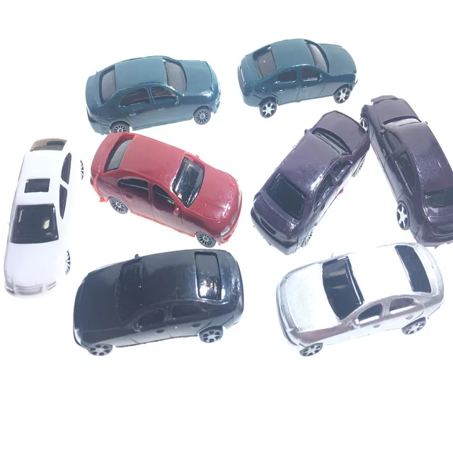 50pcs Model Cars Toys 1/100 1/150 1/200 Building Train Layout Set Model Train HO/TT/N/Z Scale Railway Modeling Making Material 2