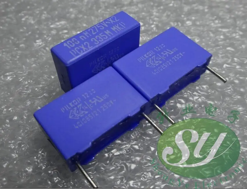 50 шт. PILKOR MKP 0,1 мкФ/275Vac 100NF 104 пленочный конденсатор