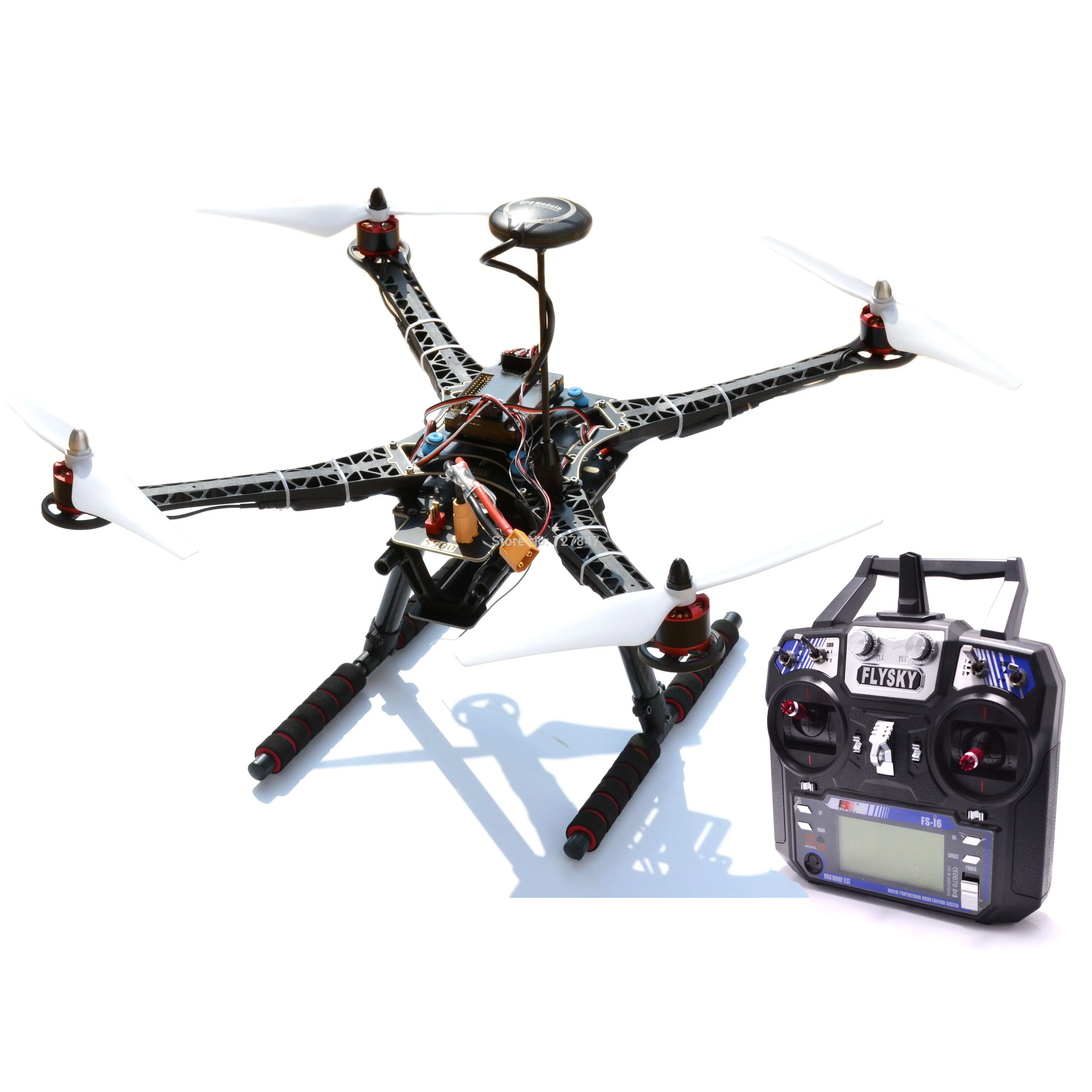 

S500 Quadcopter Frame APM2.8 M8N GPS Power Module 2212 920KV Motor 30A Simonk ESC Flysky i6 Transmitter & Receiver