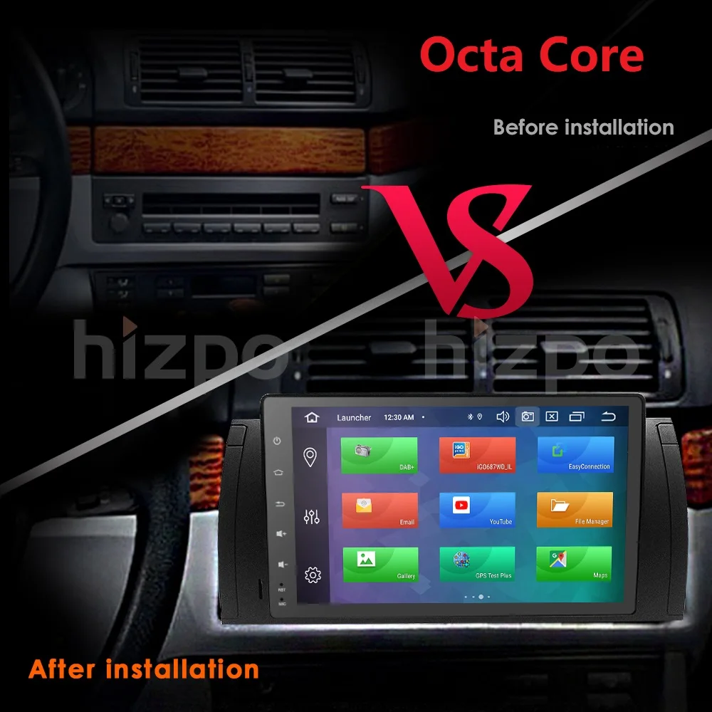 Cheap Car 1din radio 4G android 9.0 GPS Navi for BMW E39 M5 E38 E53 X5 autoaudio navigation headunit multimedia video stereo 4+64/2+16 2