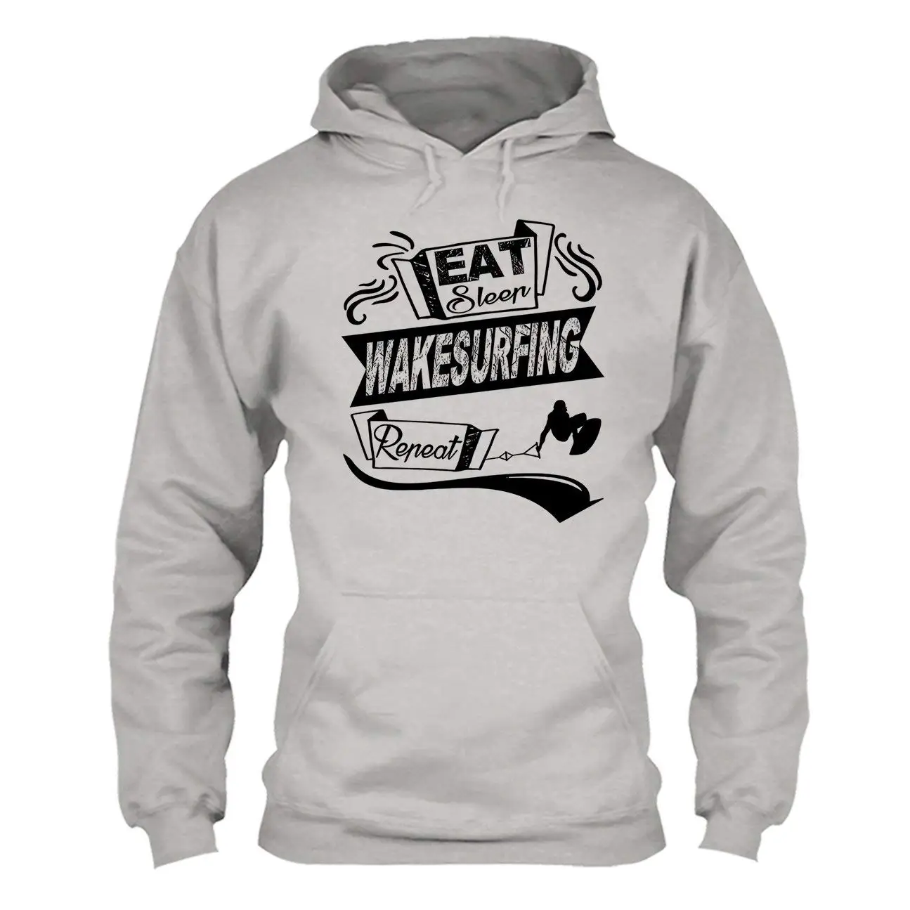 Eat Sleep Wakesurfing Repeat Shirt, Cool Long Sleeve ShirtHoodies
