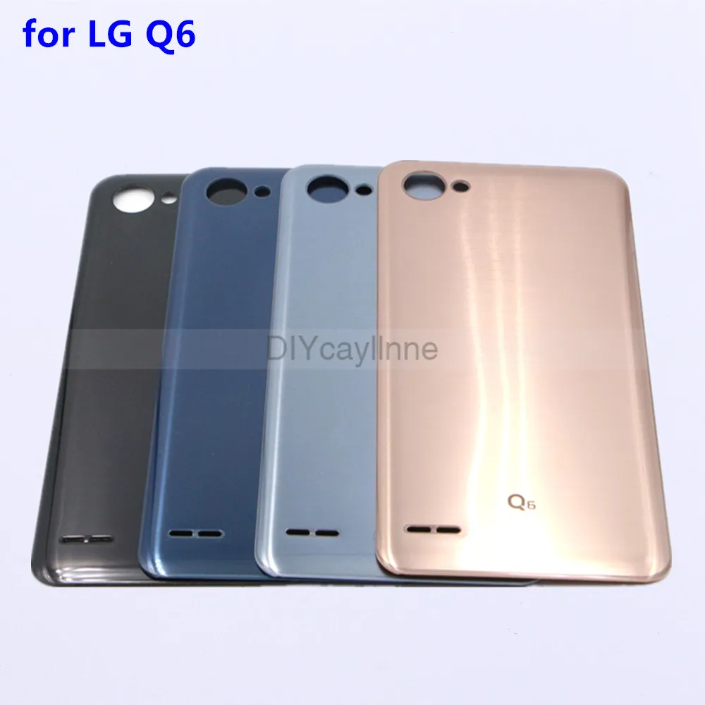 

New Plastic Battery Cover For LG Q6 Rear Housing Back Case With Camera Lens Q6 Replacement