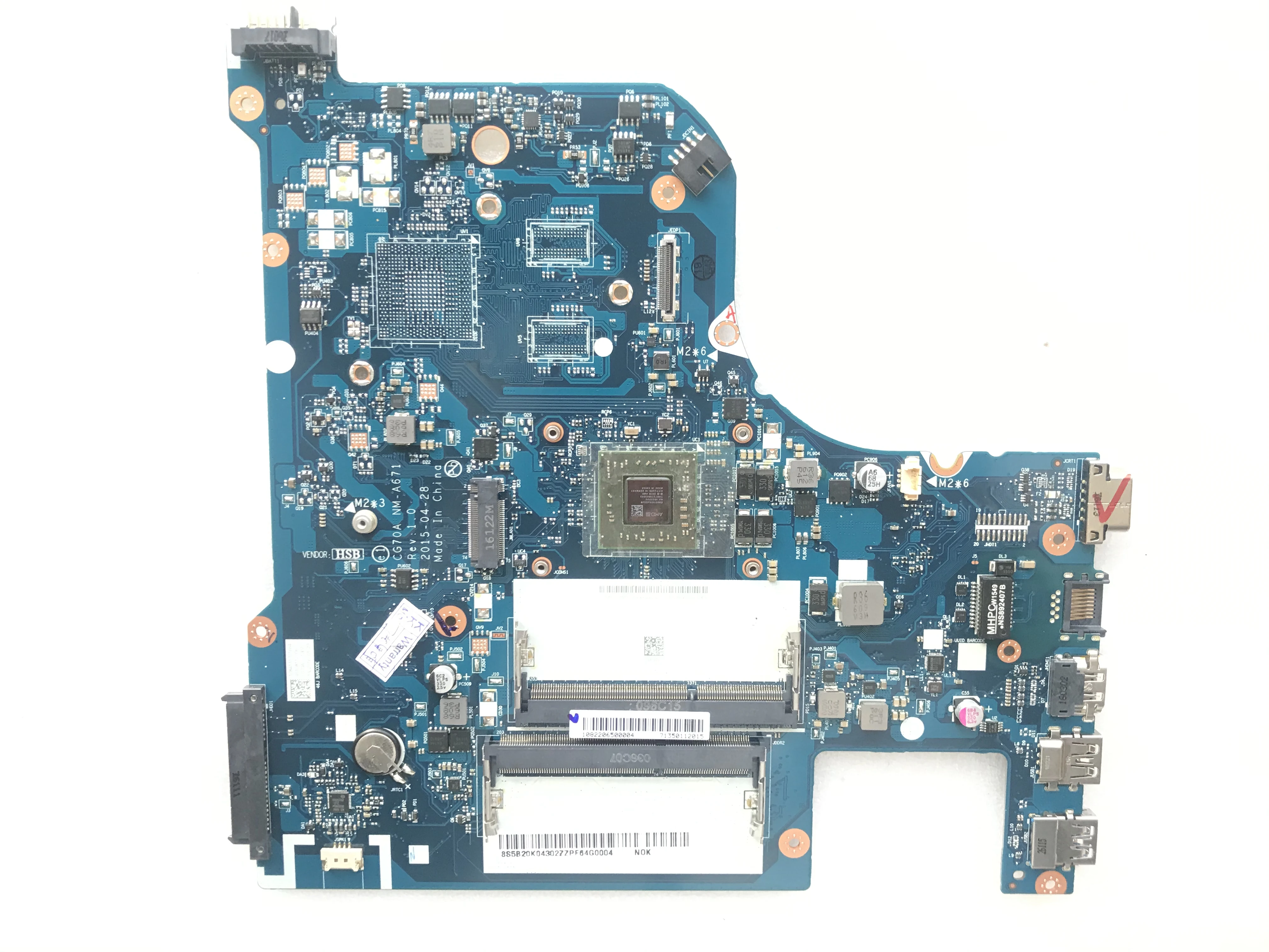 

Совершенно новый CG70A Φ для LENOVO NM-A671 материнская плата для ноутбука