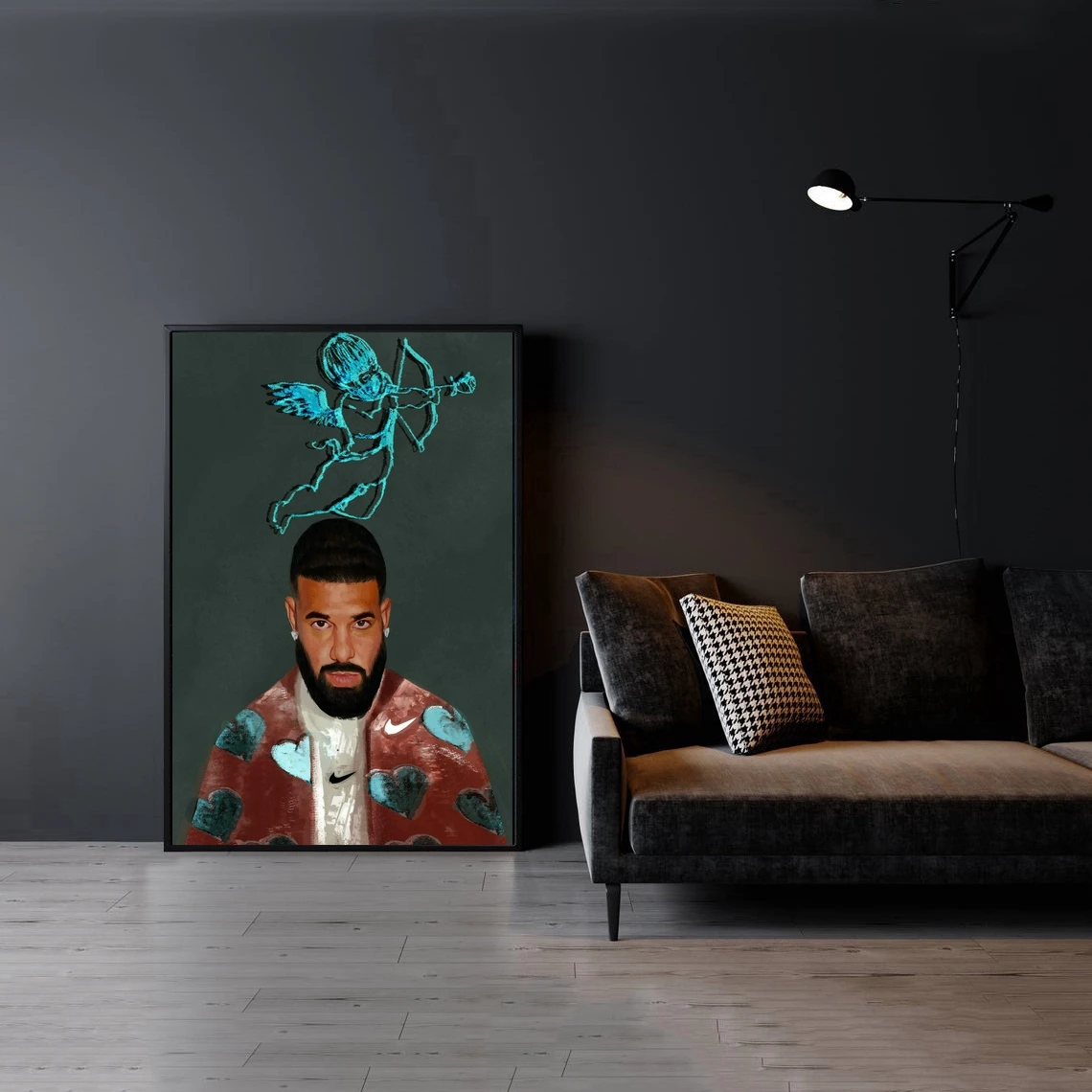Drake, Certificato Lover Boy Music Album Cover Canvas Poster Home Wall Painting Decoration (Senza Cornice)