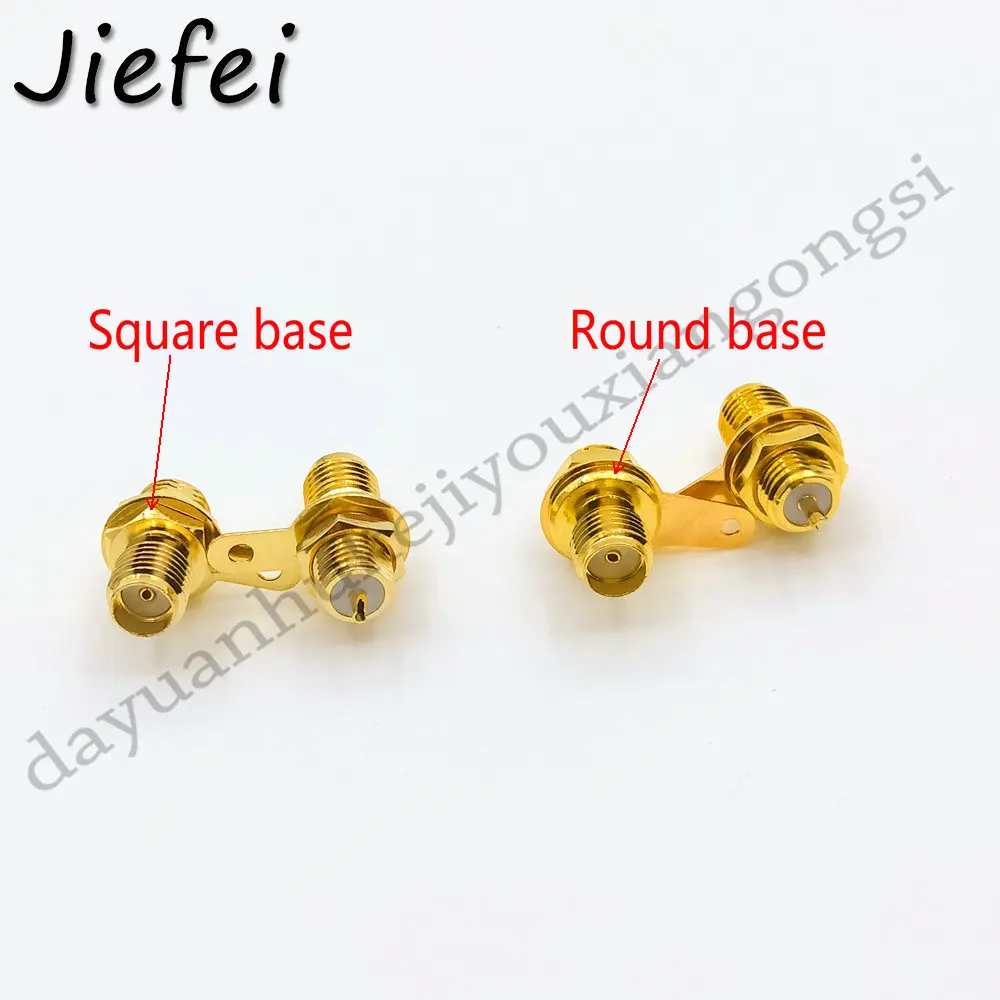 

100 Pcs New Gold plated RF Adapter Connector SMA Female Panel Mount With Nut Bulkhead Handle Solder