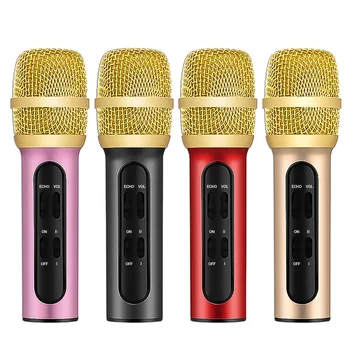 

C11 Mobile Phone K Song Condenser Sound Card Microphone Wireless K Song Live Singing Handheld Microphone Recorder Mic Dropship