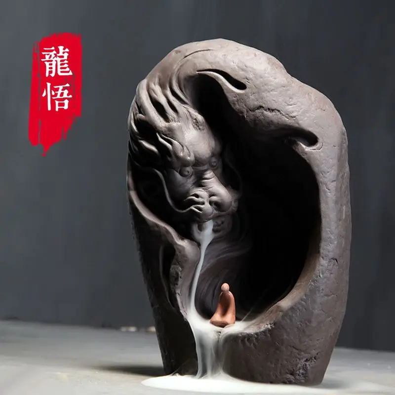 

Perfume Furnace Ceramic Perfume Road Arrangement Buddha Statue Smoke Reverse Alpine Running Water Kirin Manufacturer
