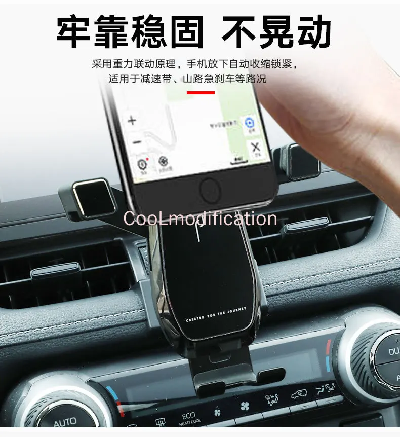Mobile Phone Holder Phone Holder Car phone holder for Mercedes W205 GLC COUPE S205 C205 glc x253 300 C250 C260 car navigation holder Mobile phone stand c-class