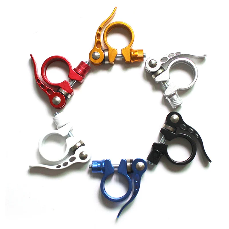 

Bicycle Aluminum Alloy Quick 31.8mm MTB Bike Cycling Saddle Seat Post Clamp Quick Release Seatpost Clamp Bicycle Parts