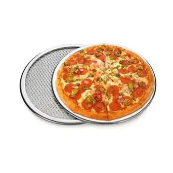 

1pc Thickened Pizza Mesh Dish 6 Inch-10 Inch Aluminum Dish Pizza Drying Baking Mold Dish Pizza Sieve Baking Mesh Pizza I9Y6