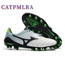 

Sale Popular Long Spike Soccer Shoes Anti-Slip Genuine Leather High Quality Latest Soccer Professional Soccer Sneaker for Mens