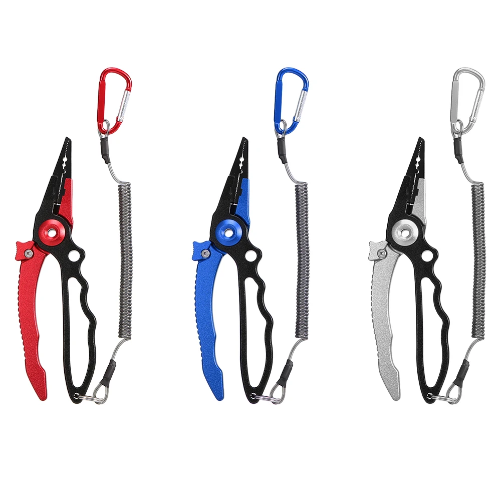 

Multifunctional Fishing Plier Portable Aluminum Alloy Fishing Clamp Fish Grabber Controller Fishing Line Cutter Hook Remover