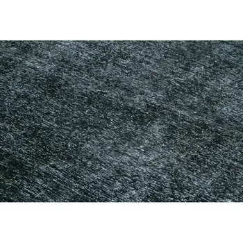 

287x390 Cm Black Handmade Overdyed Large Area Rug-9x13 Ft