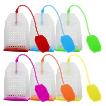 

4pcs Silicone Tea Strainer Tea Infuser Tea Bag Reusable Accessory Kitchen Supplies HYD88