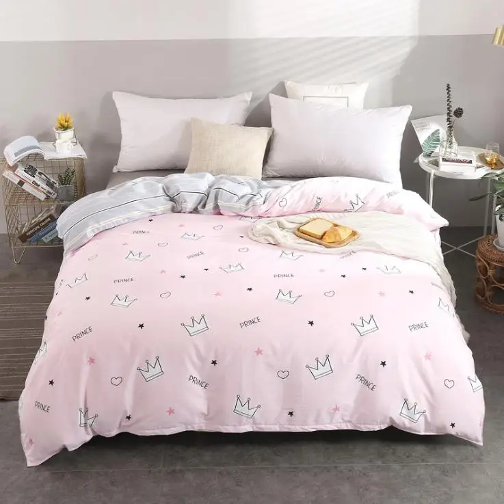 1 шт., хлопок, пододеяльник, с принтом, queen King size, пододеяльник, односпальная двуспальная кровать, для дома, постельные принадлежности, Артикул