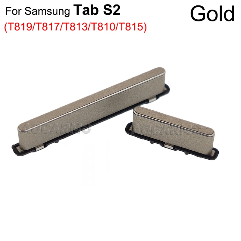 Power On Off Volume Button Side Key Replacement Part For Samsung GALAXY Tab S2 9.7 T810-T819