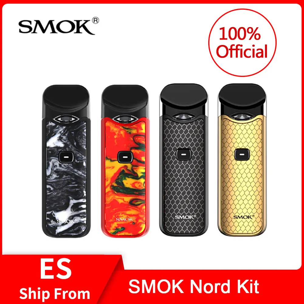 Оригинальный набор SMOK Nord со встроенным аккумулятором + катушки Pod 3 мл для
