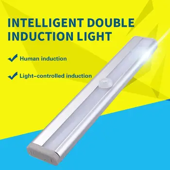 

PIR Motion Stairway Infrared Induction Lamp Portable Super Bright Night Light Sensor Light Closet Drawer Porch Wireless