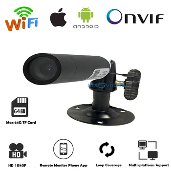

NEW ONVIF MINI 1080P WIFI IP Camera 2MP Wireless Small Camera Home Security Remote Monitor Phone App IP Camera