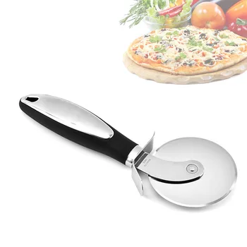 

Stainless Steel Pizza Single Wheel Cut Tools Diameter 6.5CM Household Pizza Knife Cake Tools Wheel Use For Waffle Cookies