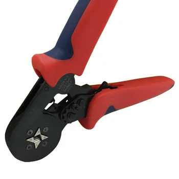 

Wire Ferrule Crimp Tool Square Crimp Hand Crimping Tools HSC8 6-4 Terminal Ratchet Crimping Pliers with 1200 Terminals Kit