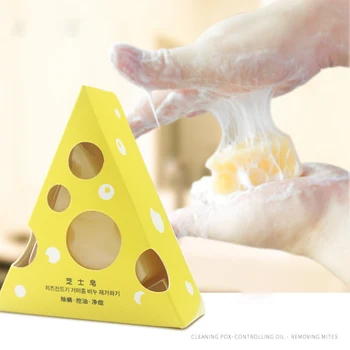 

Cheese Soap Deep Cleansing Remove Of Mite Acne Soothing Oil Control Moisturizing Facial Soap