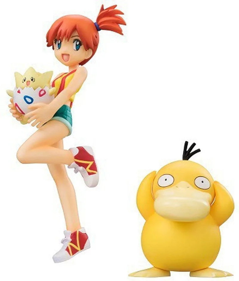 Игрушки Takara Tomy Pokemon Ash Ketchum Pikachu Misty Psyduck together Pi экшн Фигурки игрушки для детей
