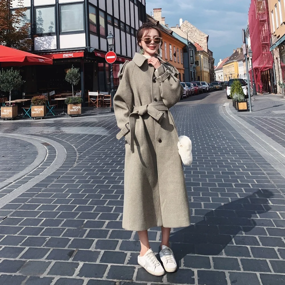 Шерстяная куртка для фотосессии во французском стиле Хепберн, новинка, зимнее женское платье в новом стиле, ретро, британский стиль, приталенная шерстяная куртка