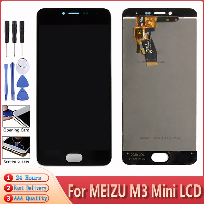 5 0 &quotОригинальный ЖК-дисплей для MEIZU M3 mini сенсорный экран качество AAA сборка