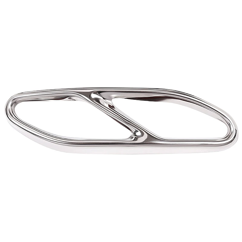 For Mercedes Benz S Class Car 304 Stainless Steel Exhaust Tailpipe Cover Trim For Mercedes-Benz S-Class Accessories