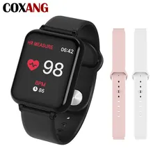 COXANG b57 Смарт-часы с измерением давления для мужчин t монитор сердечного ритма b57 Smartwatch Водонепроницаемый Шагомер Смарт-часы ladie/для мужчин