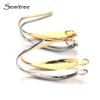 Semitree 50pcs 316 Stainless Steel Ear Wire Hooks Wholesale Gold Earrings Findings DIY Jewelry Making Earring Accessories Crafts ► Photo 2/6