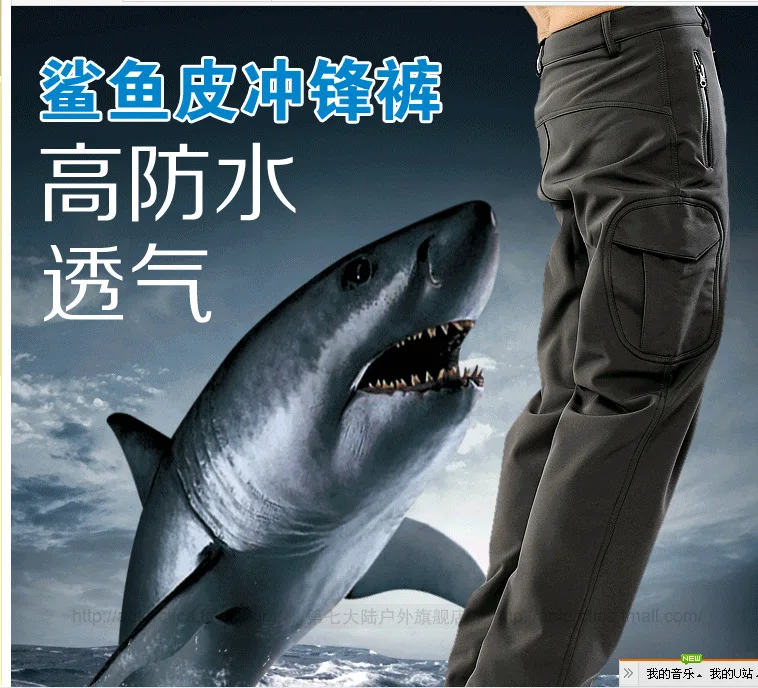 TAD-Shark кожа мягкий чехол брюки мягкие брюки ветрозащитные водонепроницаемые мужские брюки для альпинизма