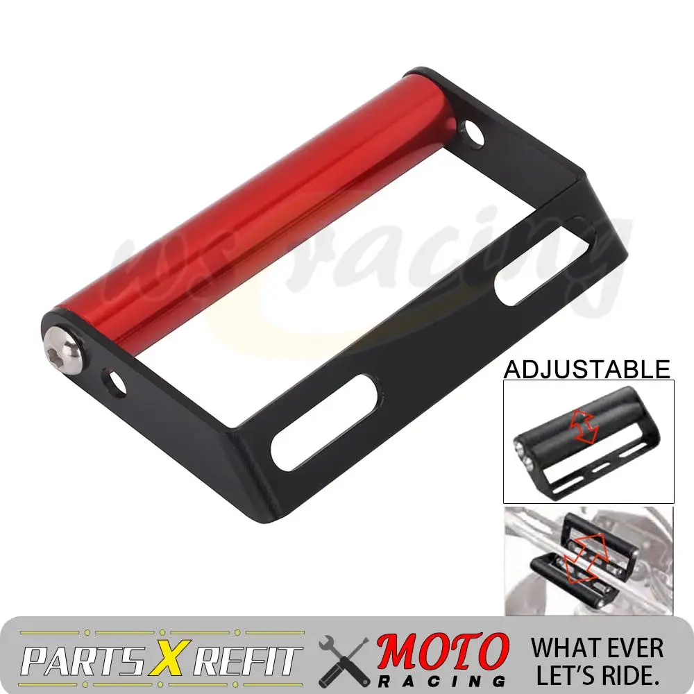 Universal Motorcycle Bike Extension Crossbar Bracket Extender Lengthen Mount Lightweight Flashlight Motorcycle GPS Phone Holder