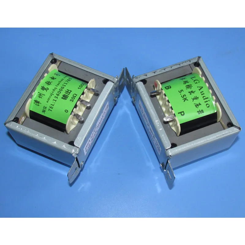 

5.5K: 30Ω100Ω amplifier single-ended output transformer, suitable for 6P14 / 6P and so on. Frequency response: 30Hz-86Khz