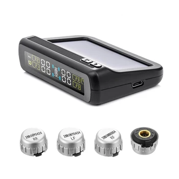 

T881B TPMS Sensor Tire Pressure Monitoring System 4 Tire Pressure TPMS Internal /External Universal Wireless Real-time Displays