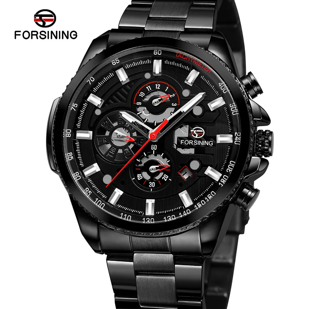 Relojes Hombre мужские s часы лучший бренд класса люкс автоматические механические часы мужские черные деловые часы мужские s большие часы