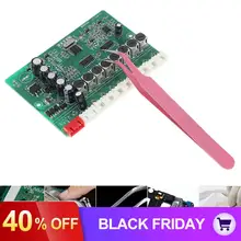 120 мм Пинцет для пайки из нержавеющей стали инструмент для ремонта антистатические изогнутые щипцы прецизионные электронные пинцеты