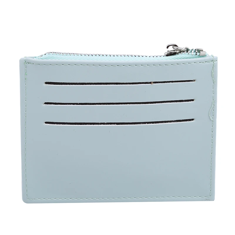 light green Корейский стиль, держатель для карт, многофункциональные, милые, тонкие, женские кошельки, маленький кошелек, розовый, женский тонкий кошелек, сумка для денег, сумка для ключей от автомобиля - Цвет: light green
