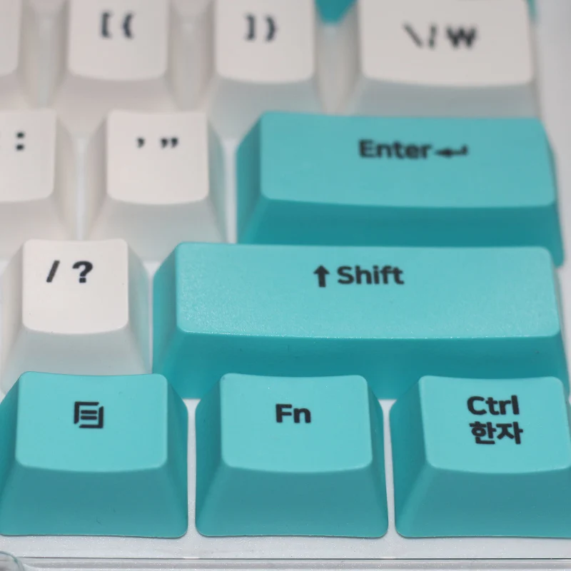CuXiu PBT Keycap 104 клавиш Вишневый профиль брелки корейские-полупрозрачные брелки с подсветкой для механической клавиатуры