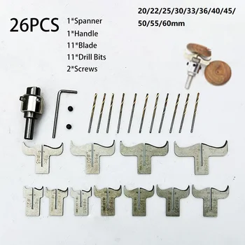 

High Quality 20mm-60mm Lucky Buckle Buddha Beads Ball Blade Woodworking Tools Wooden Drill