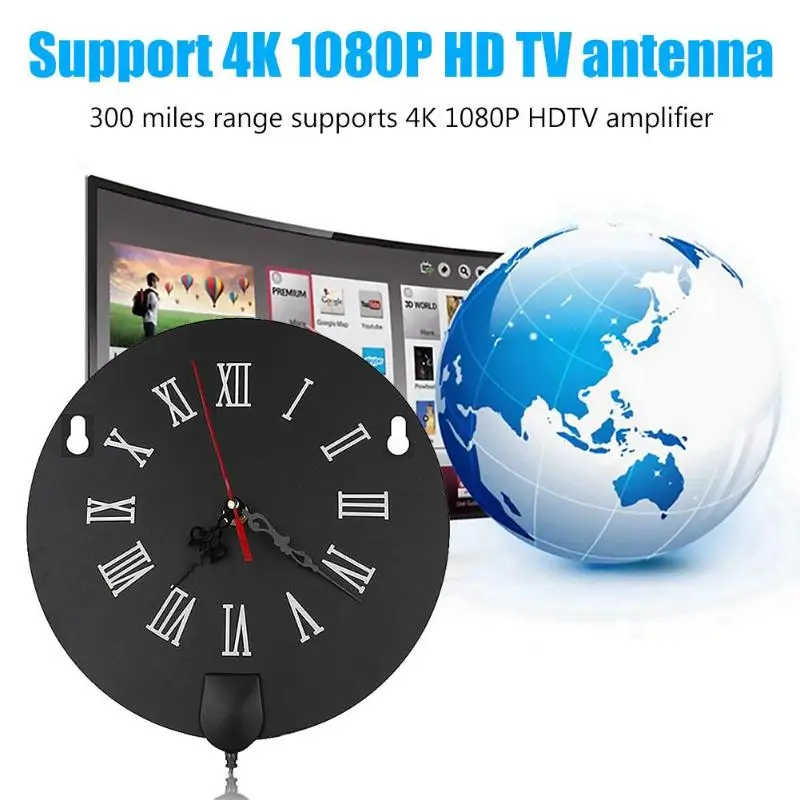 JDS413 300 Miles 1080p 4K HDTV антенна сигнала в помещении приемник USB разъем