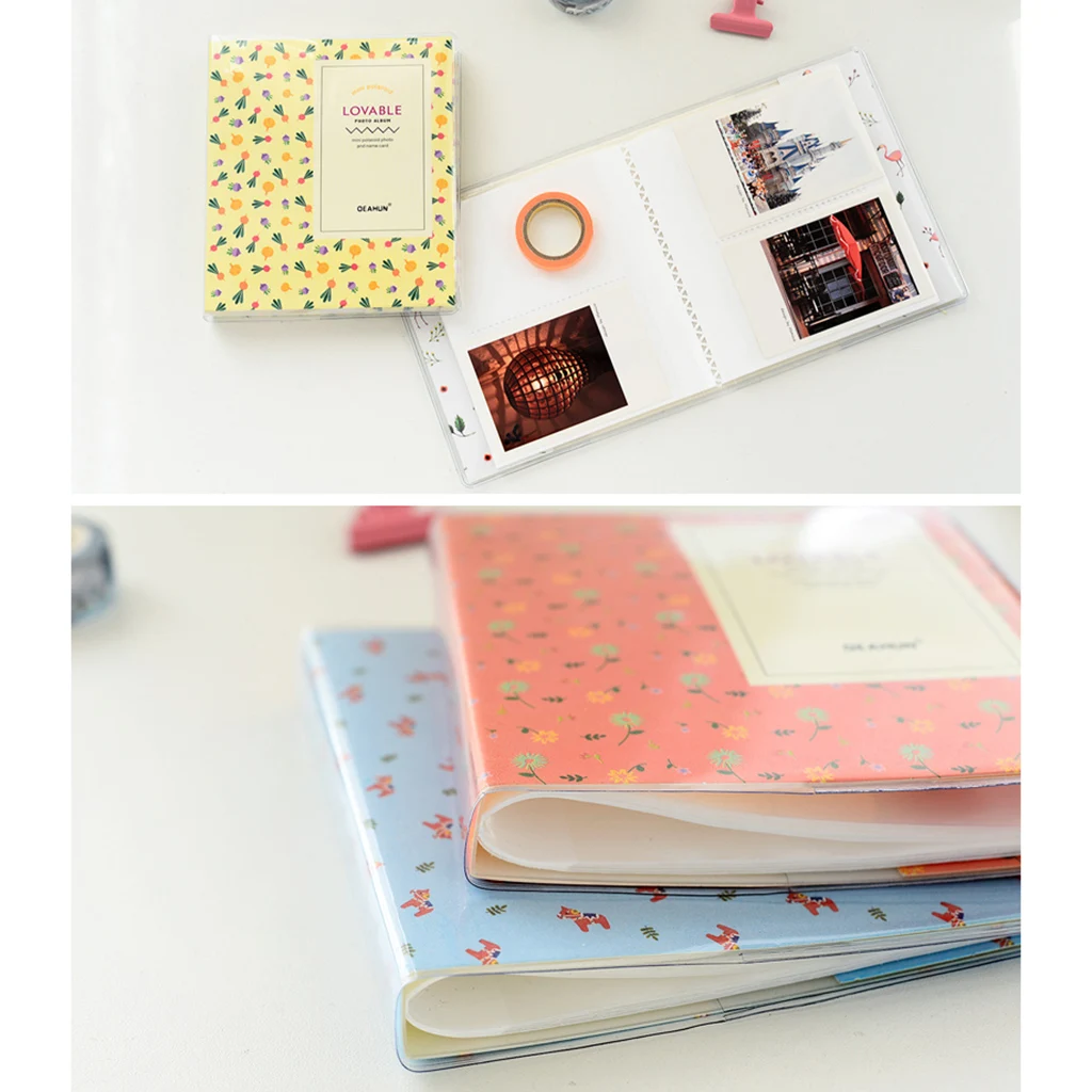 Super Cute Photo Album 64 Photos 3'' for fujifilm instax mini 8 9 7s 50 90 Film 2019 New