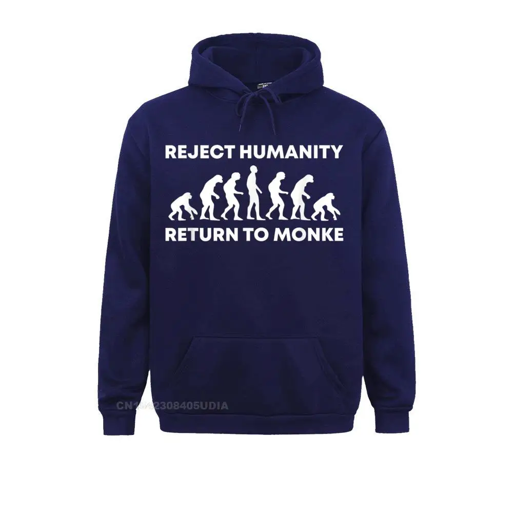 Reject Humanity Return To Monke Funny Meme Monkey Evolution T-Shirt__B11173 Normal Sweatshirts for Men Summer/Autumn Hoodies Hoods Long Sleeve 2021 Discount  Reject Humanity Return To Monke Funny Meme Monkey Evolution T-Shirt__B11173navy