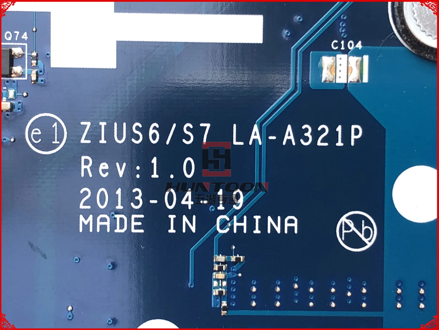 Горячая Распродажа продукта ZIUS6/S7 LA-A321P для lenovo Ideapad S310 материнская плата для ноутбуков FRU: 90003290 SR170 I5-4200U DDR3L полностью протестирована