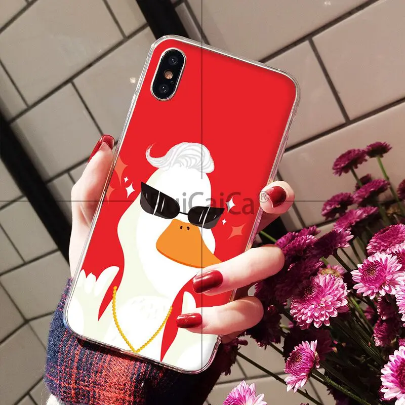 Super cute cartoon duck goose