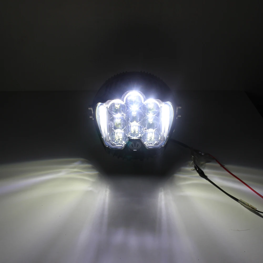 2 шт LED бар 3 ряда свет работы 40 светодиодов 7 inch свет бар 40x3 W для работы для вождения Offroad Лодка автомобиль тягач внедорожник 4x4