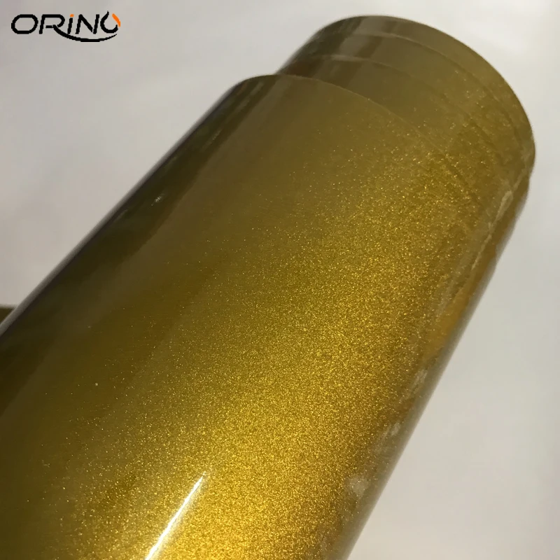 Gold Diamond Glitter Vinyl Sticker Wrap-4