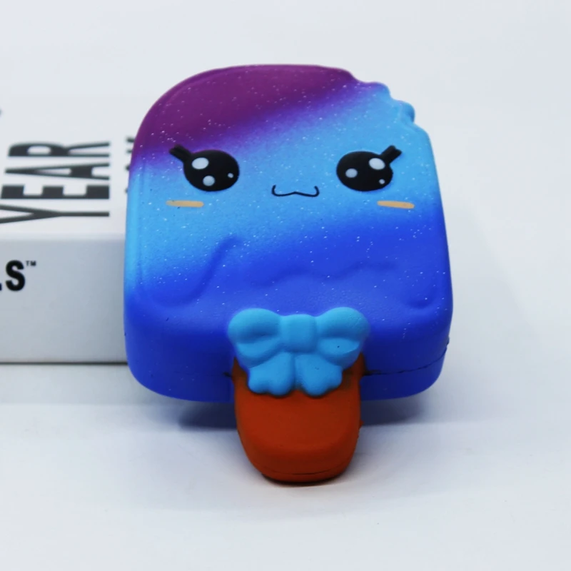 Мягкий милый Kawaii Мороженое Моделирование градиент медленно поднимающийся крем ароматизированный стресс облегчение антистресс Squishies игрушка для детей подарок
