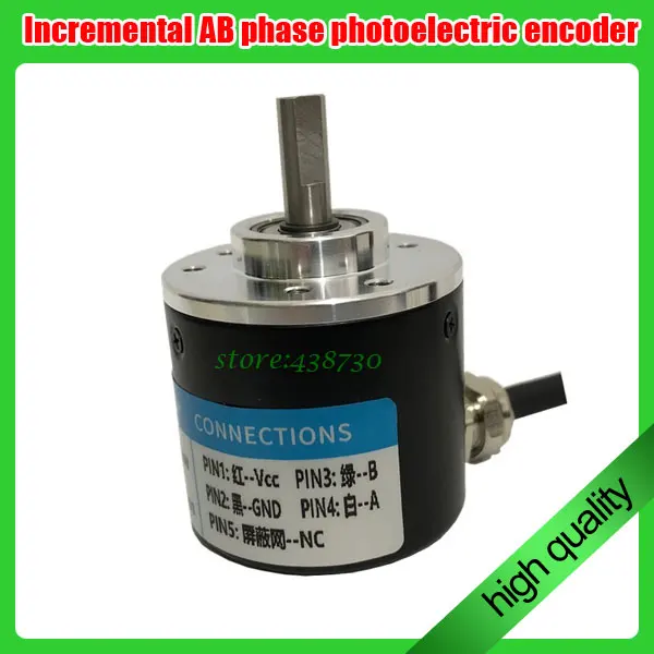 100/200/360/400/600P/R Encoder DC 5V-24V 360p 600p Incremental Rotary AB 2 Phases 6mm Shaft Suit | Обустройство дома
